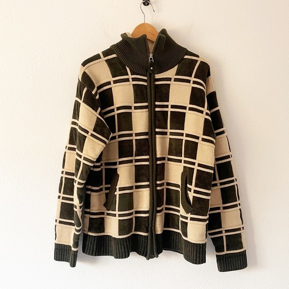 Men Vintage Cardigan Sweater Y2K - Picture 4 of 13